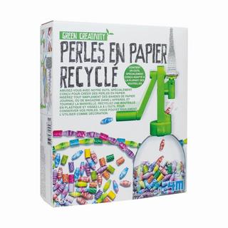 4M  Recyclete Papierperlen, Deutsch / Französisch 