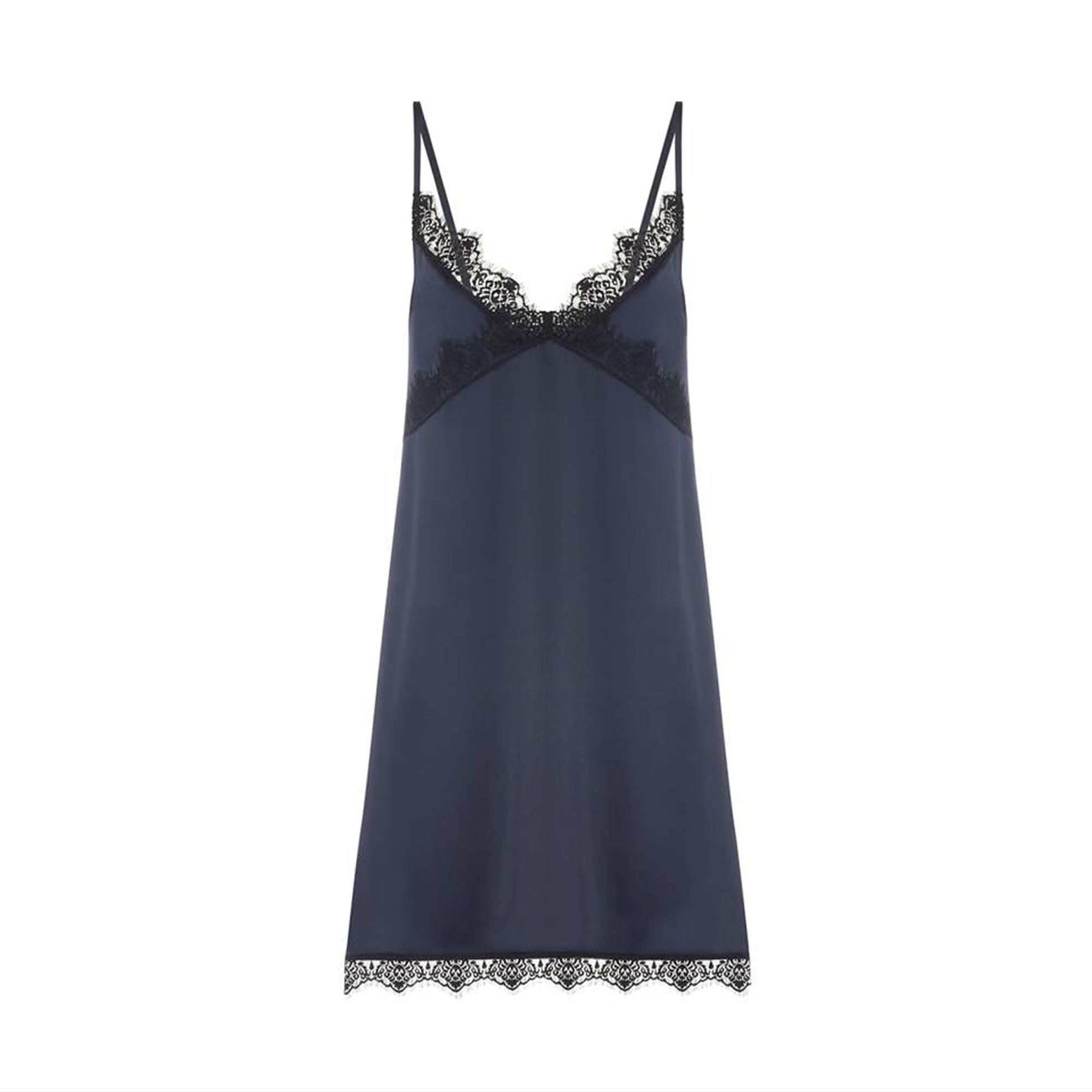 SIMONE PERELE Satin Spitzen Negligé  