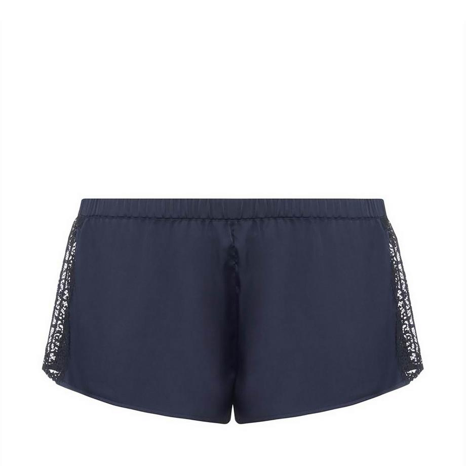 SIMONE PERELE Satin Shorts mit Spitzeneinsatz  