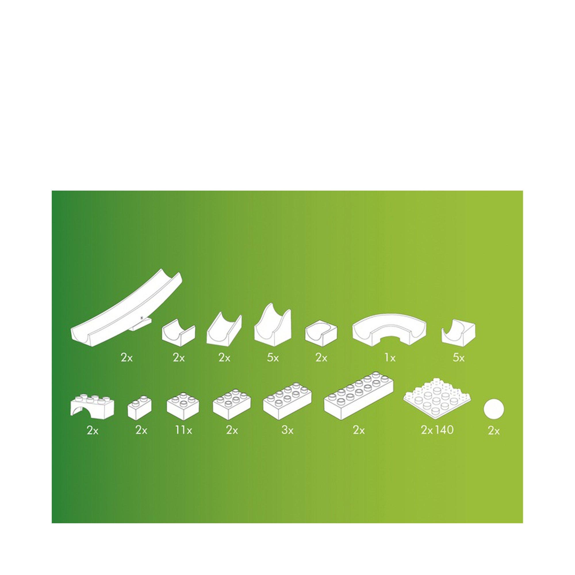 HUBELiNO  Kugelbahn: Wippen Erweiterung, 45 Teile  