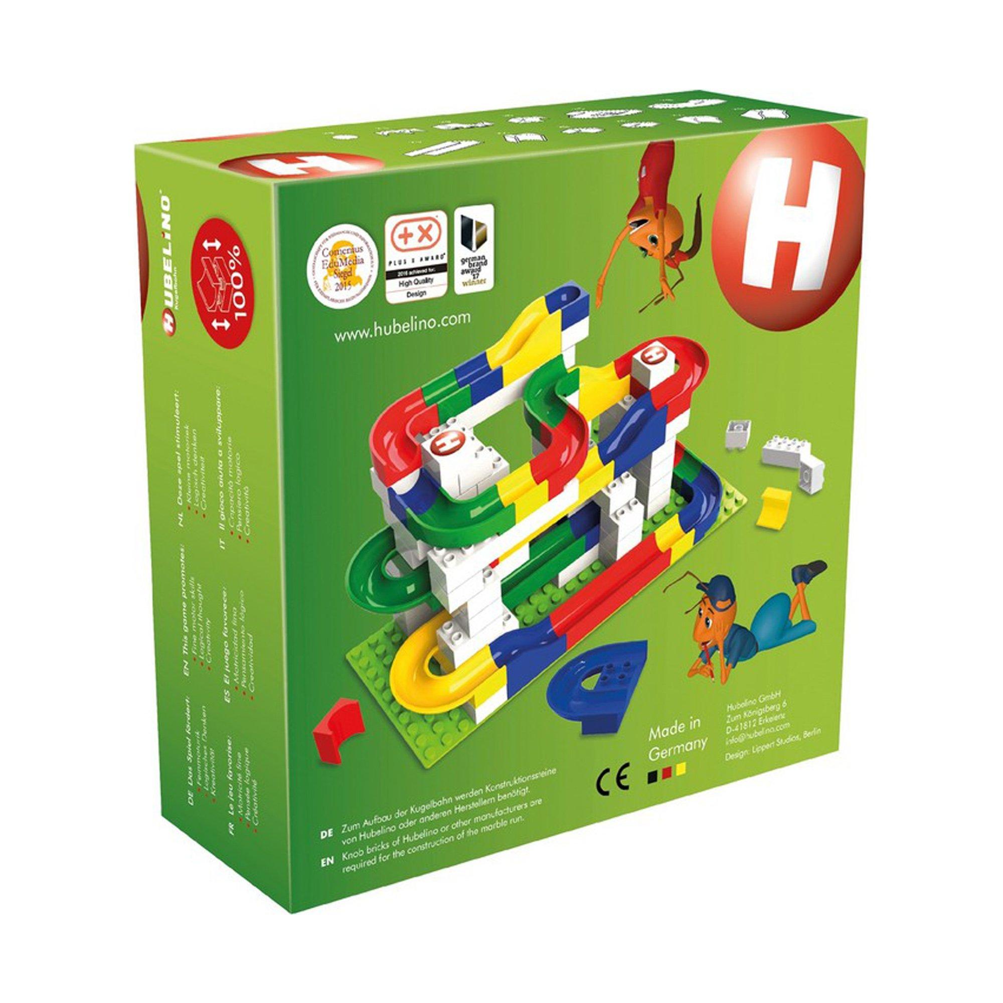 HUBELiNO  Pista palla: Elementi per la pista, 55 pezzi  