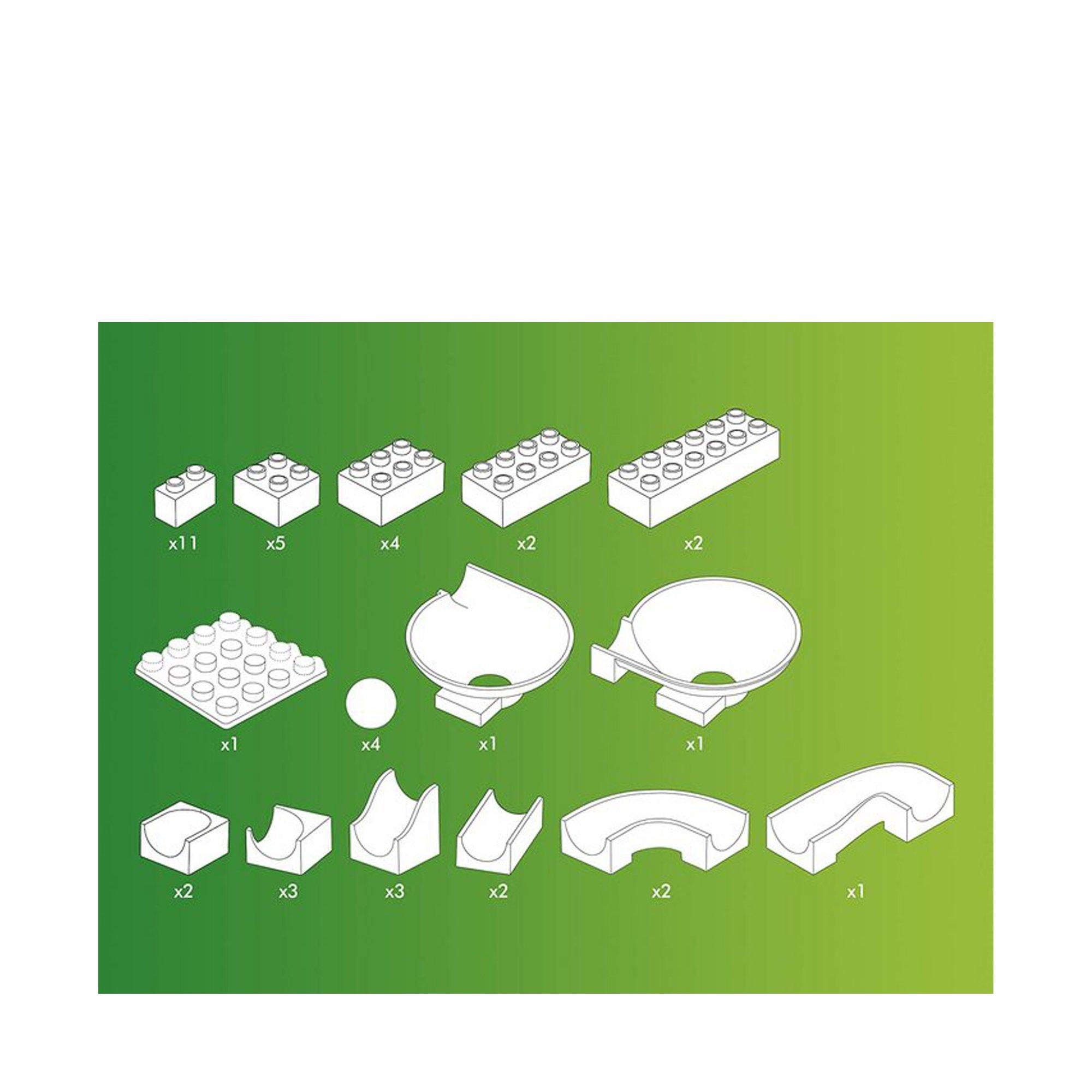 HUBELiNO  Pista palla: Estensione di imbuto, 44 pezzi  