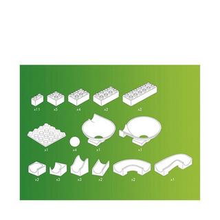 HUBELiNO  Pista palla: Estensione di imbuto, 44 pezzi  