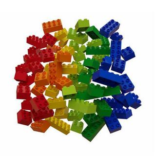 HUBELiNO  Blocchi: Blocchi di construzione, 60 pezzi  