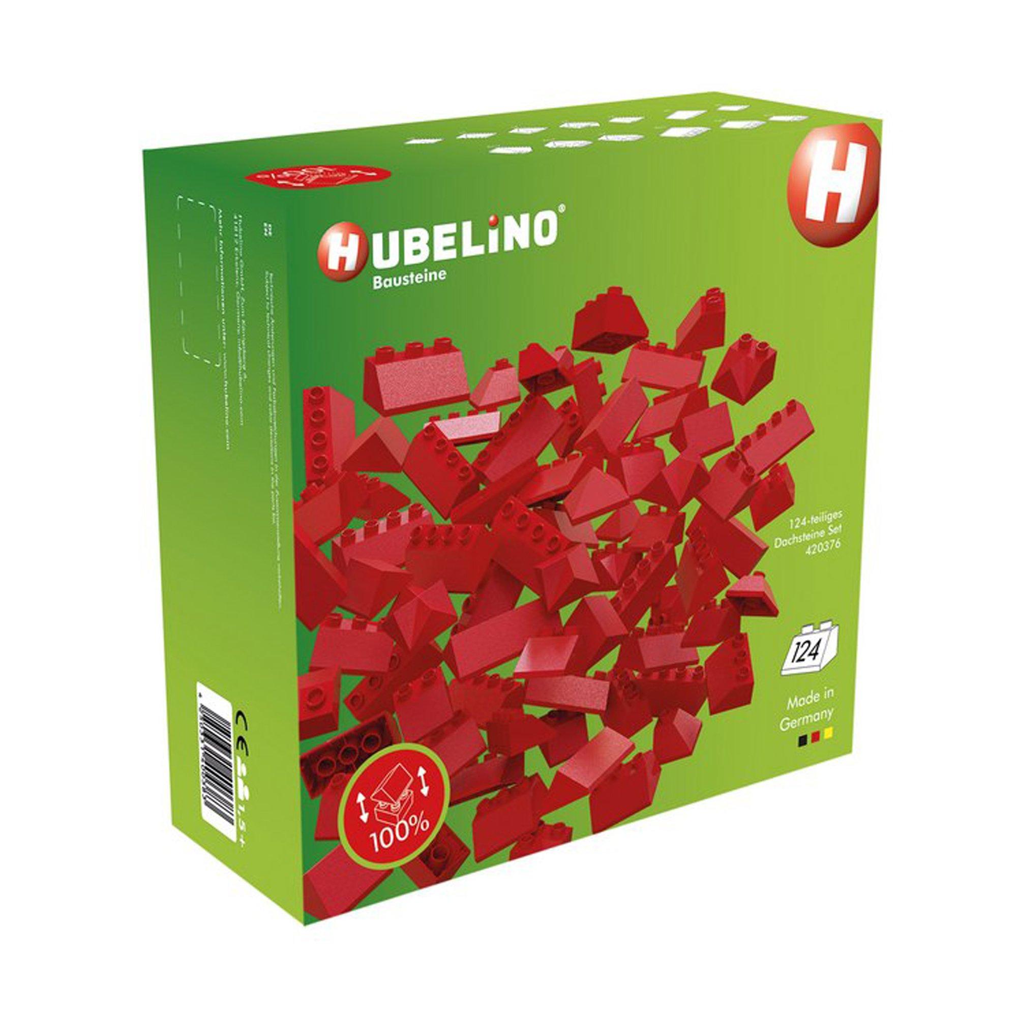 Image of Bausteine: Dachsteine Set, 124 Teile Multicolor