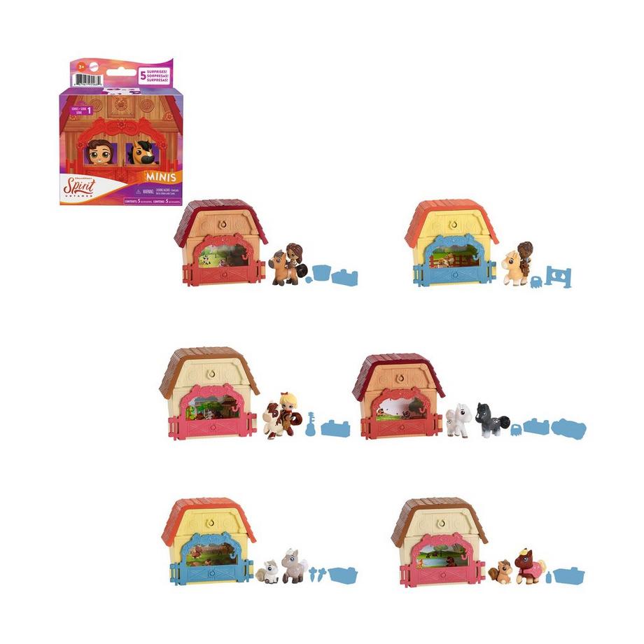 Spirit  Mini figurine de cheval de luxe avec accessoires, Pack Surprise 