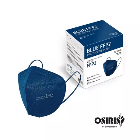 Osiris OSIRIS BLUE MASK FFP2 20 STK Blue Mask FFP2, Masques de Protection, 20 pièces 
