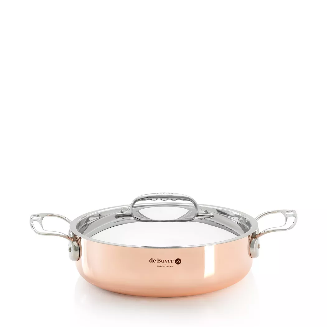 de BUYER - Poêle à servir, 24CM/3.1L, Cuivre