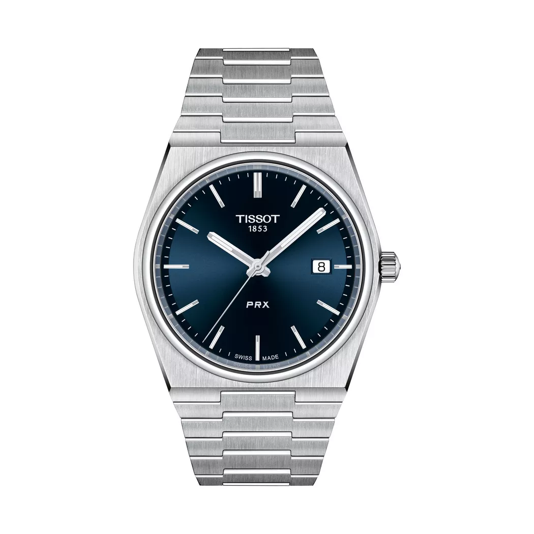 Tissot PRX Quartz Silver Dial Stainless Steel Men's Watch T137.410.11.031.00 silver  male 4