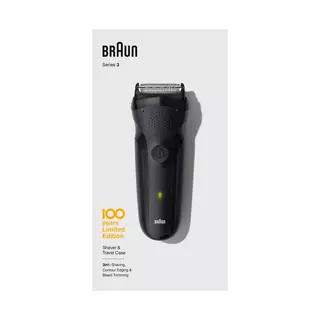 BRAUN Rasoio 100 J. Braun Series 3 Ltd Edit Black