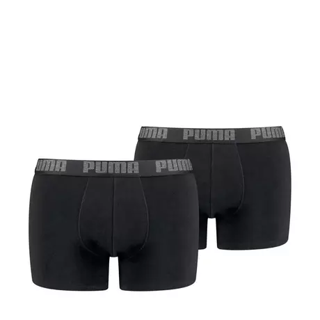 PUMA Basic Boxer Slip aus Baumwolle Black