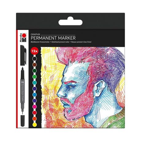 Marabu Marquer permanent/ indélébile Graphix 