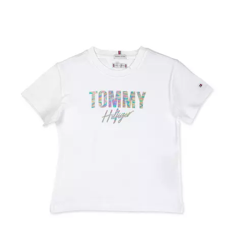TOMMY HILFIGER T-Shirt, Rundhals, kurzarm  Weiss 2