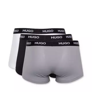 HUGO Pack trioi, boxers Trunk triplet pack Gris