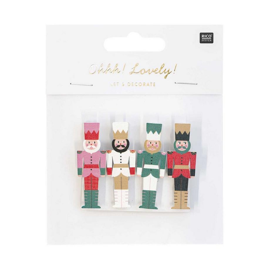 RICO-Design Klammer Set Weihnachten Paper Poetry 