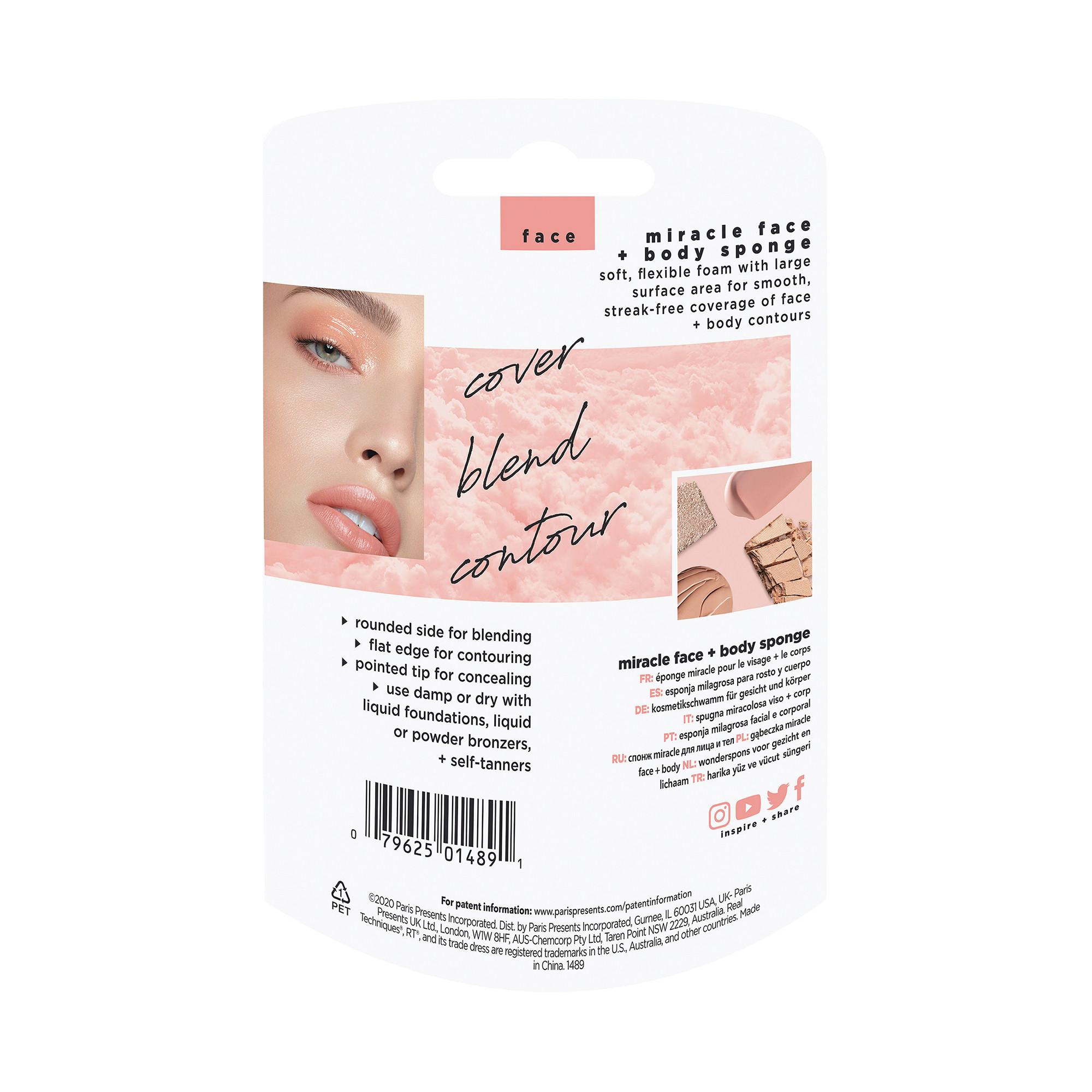 REAL TECHNIQUES  RT Miracle Face + Body Sponge 