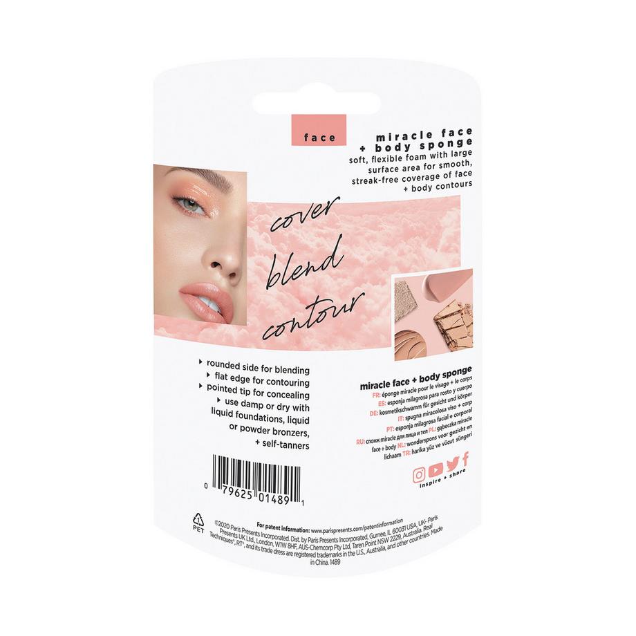 REAL TECHNIQUES  RT Miracle Face + Body Sponge 