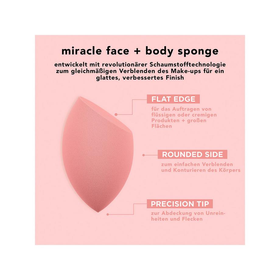 REAL TECHNIQUES  RT Miracle Face + Body Sponge 