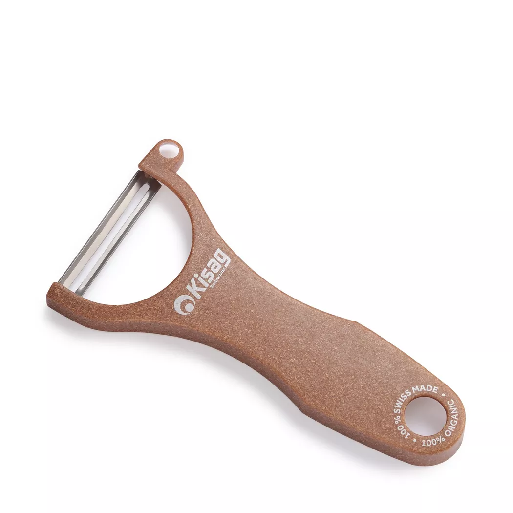 Kisag - Sparschäler, 13cm, Braun