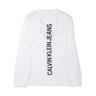 Calvin Klein Jeans T-shirt, Oversized Fit, manches longues PLUS INSTIT GRAPHIC L/S TEE Blanc