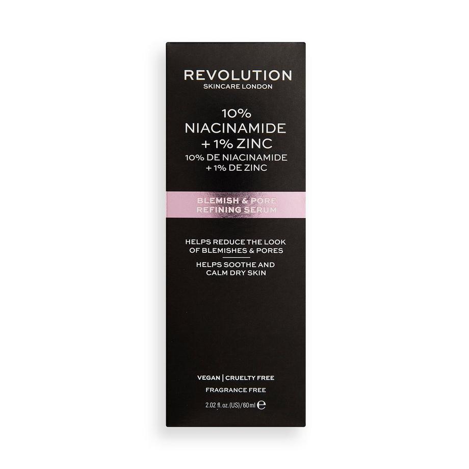 Revolution  10% Niacinamide + 1% Zinc Blemish & Pore Refining Serum Super Sized 