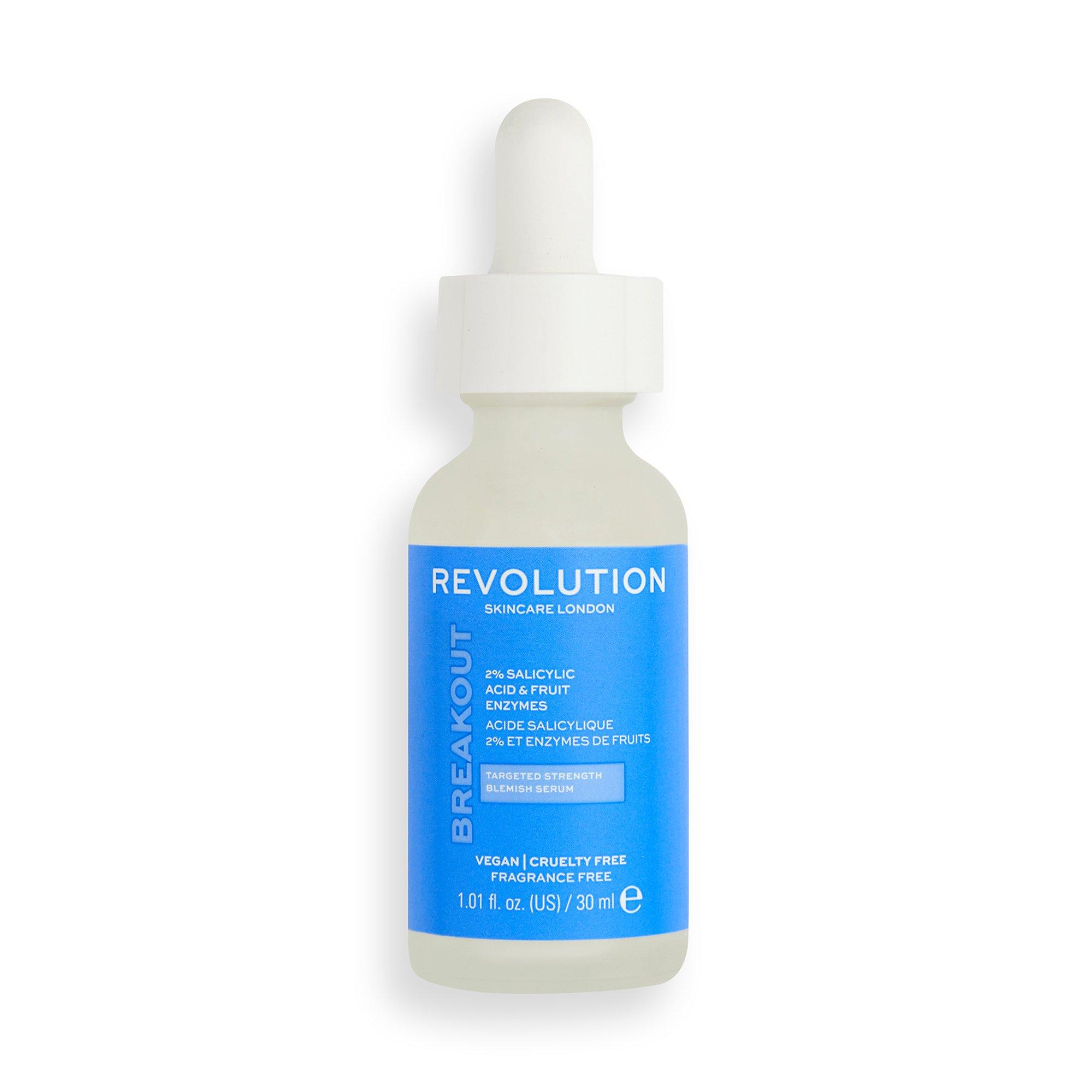 Image of Revolution 2% Salicylic Acid and Fruit Enzymes Targeted Blemish Serum - 30ml