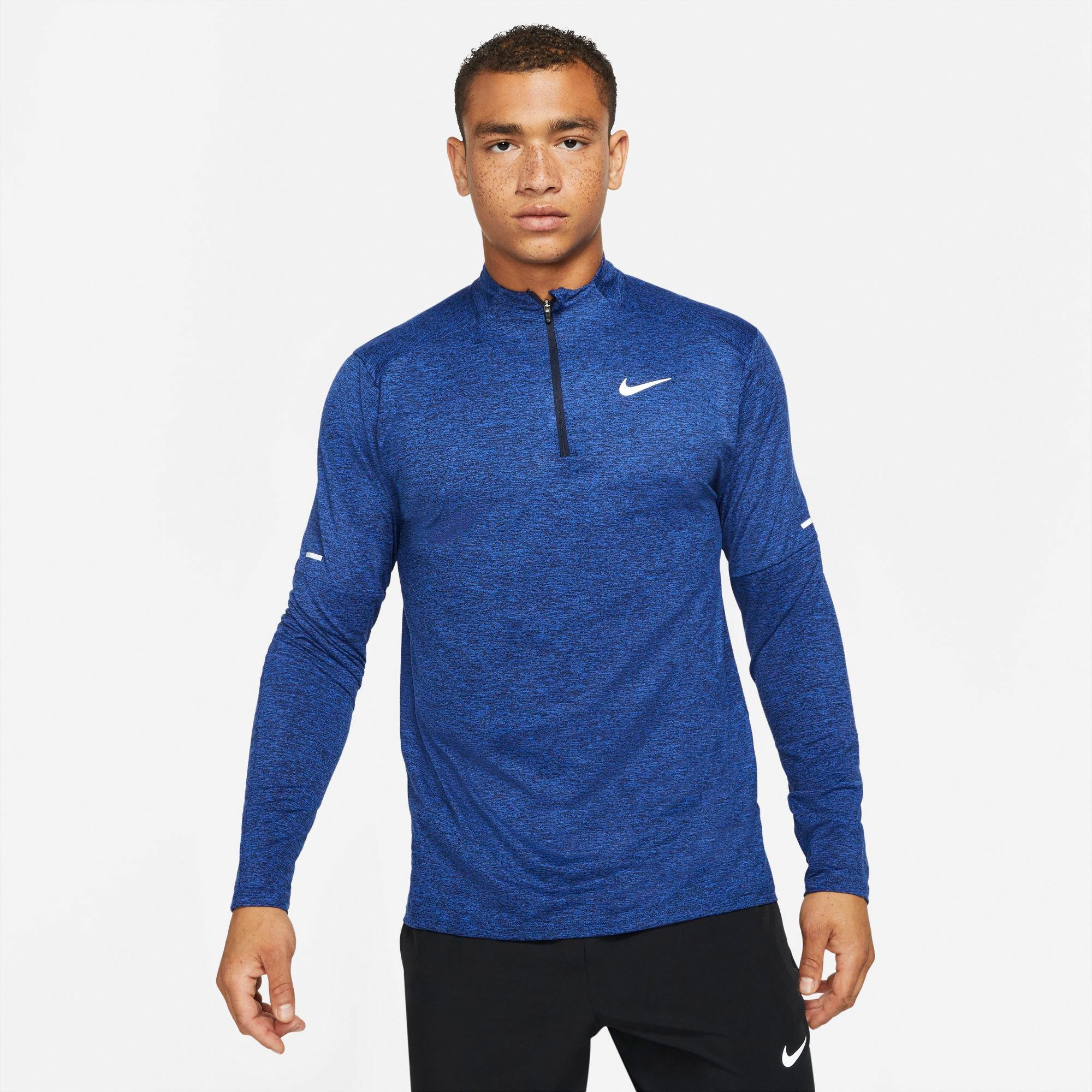 NIKE M NK DF ELMNT TOP HZ Shirt da running a maniche lunghe 