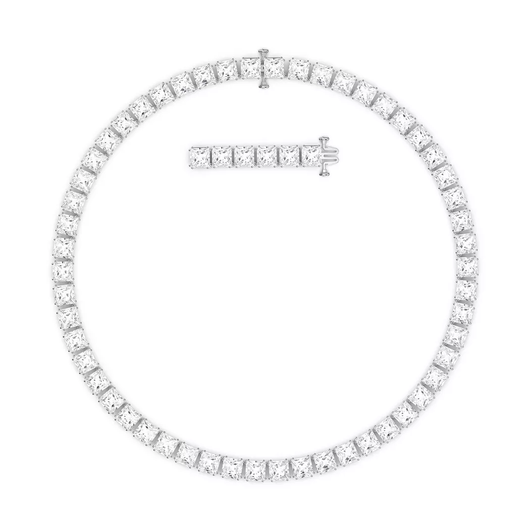 Swarovski - Halskette, Matrix, Silber