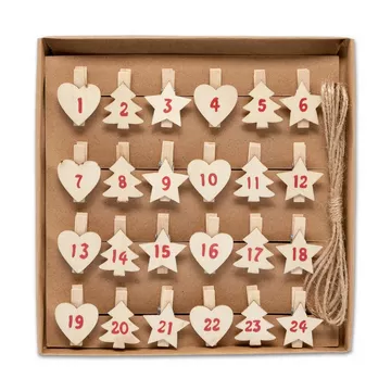 Adventskalender Klammern