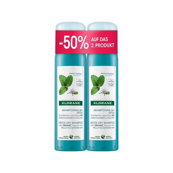Image of Detox-trockenshampoo Mit Bio-wasserminze – Alle Haartypen Duo Unisex Set