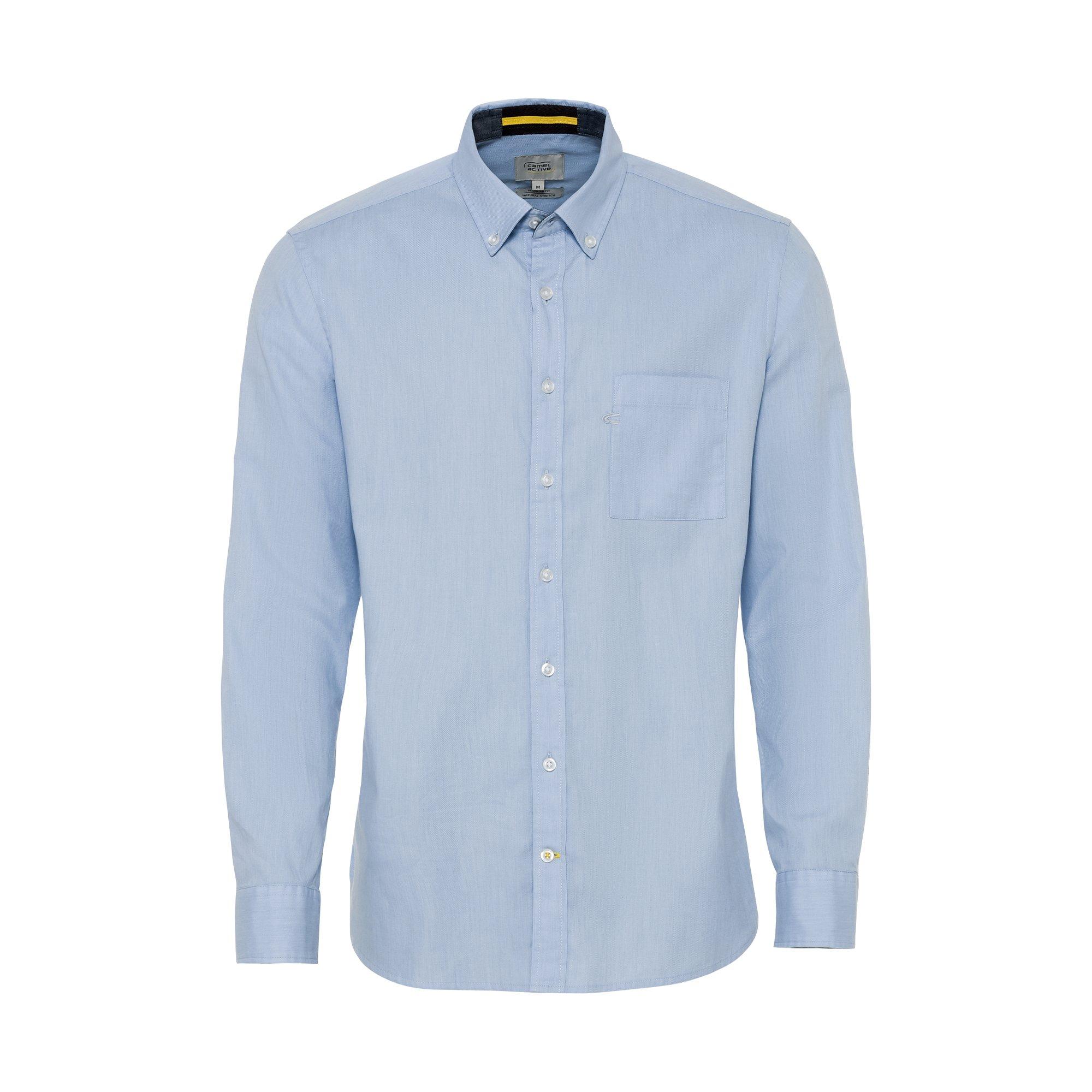 Camel Active Chemise manches longues Regular Fit col boutonné  