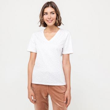 T-shirt, scollo a V, maniche corte
