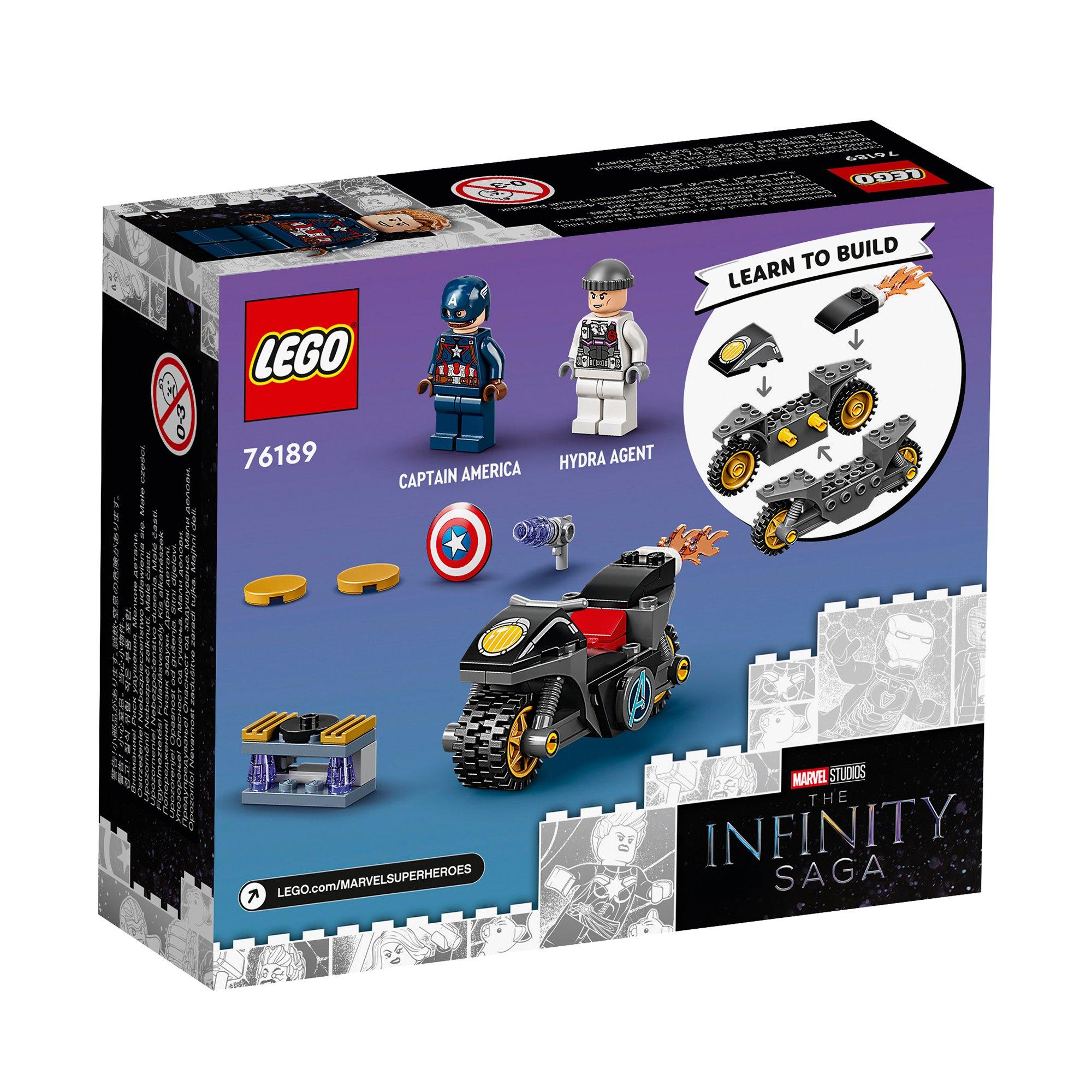 LEGO®  76189 L’affrontement entre Captain America et Hydra 