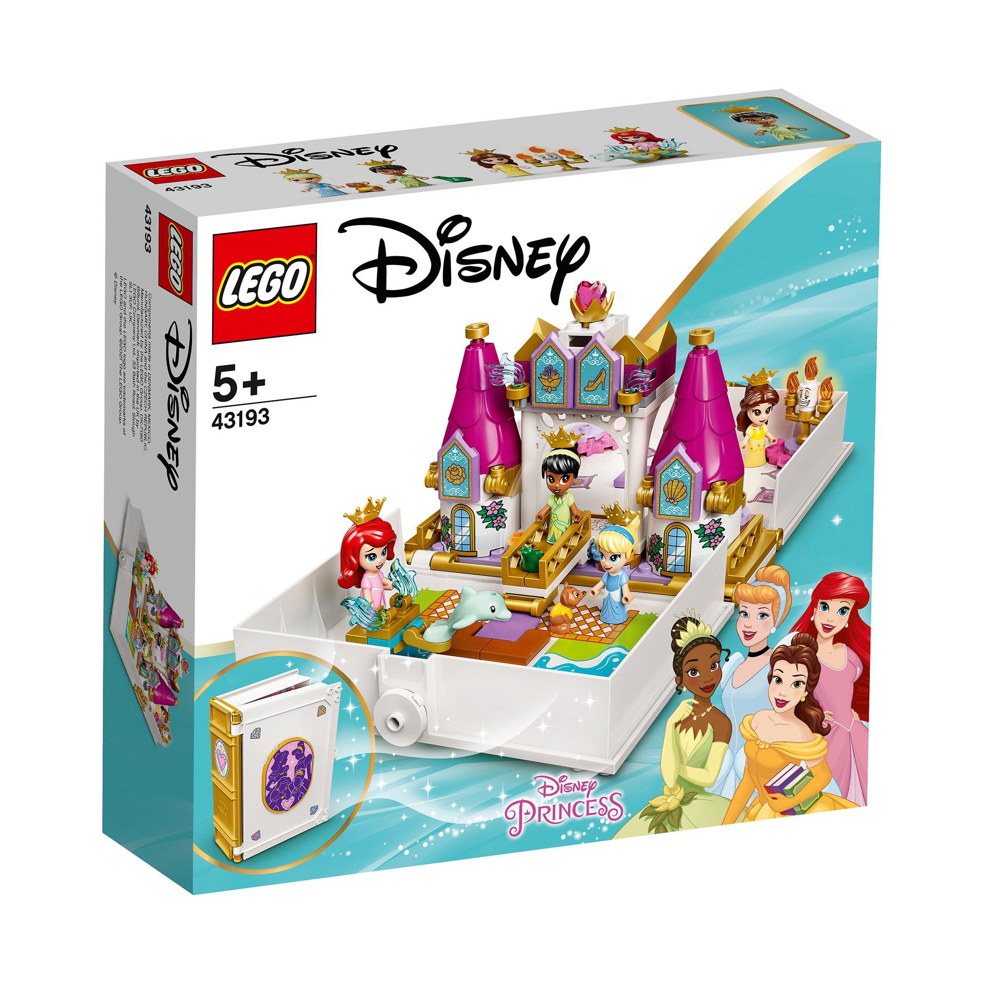 Image of LEGO 43193 Märchenbuch Abenteuer mit Arielle, Belle, Cinderella und Tiana