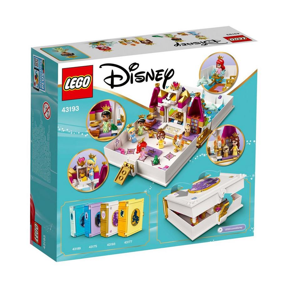 LEGO®  43193 L’avventura fiabesca di Ariel, Belle, Cenerentola e Tiana 