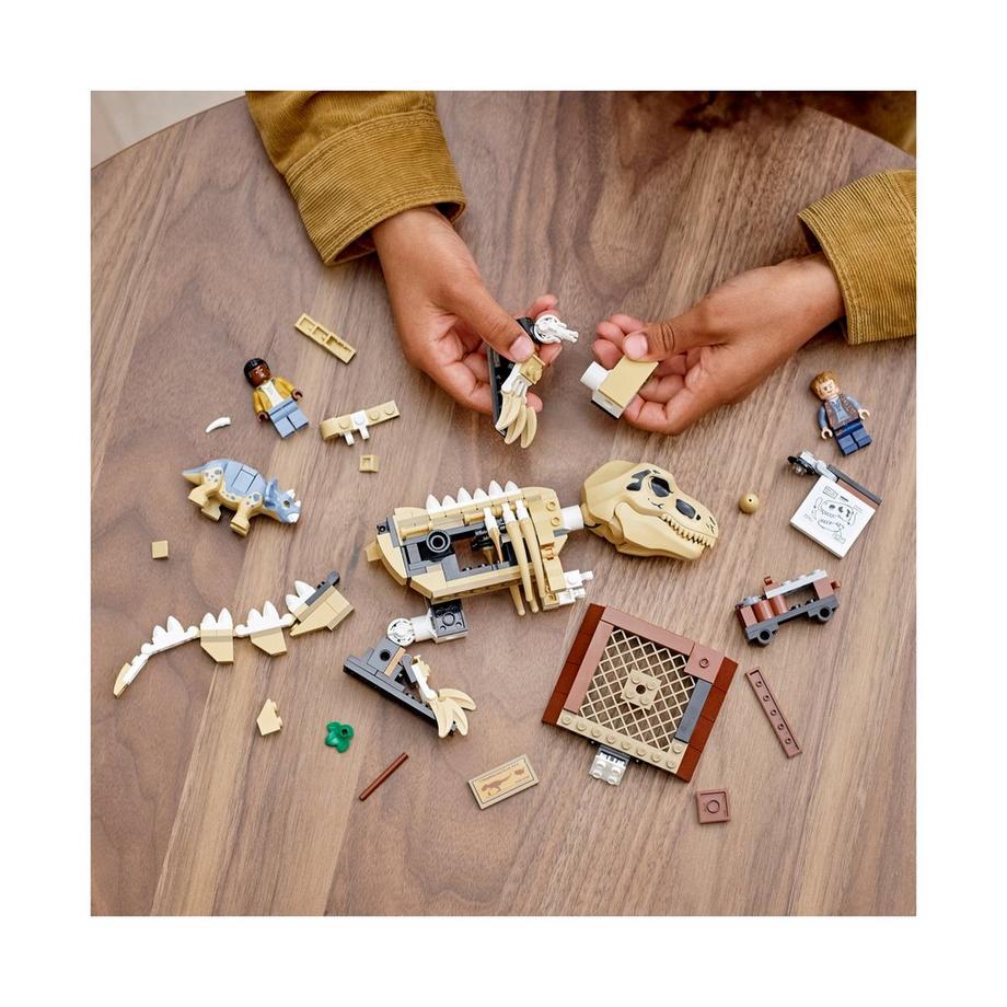 LEGO®  76940 T. Rex-Skelett in der Fossilienausstellung 