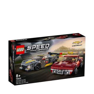 LEGO®  76903 Chevrolet Corvette C8.R et 1968 Chevrolet Corvette 