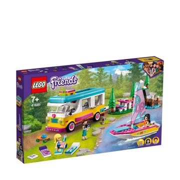 41681  Camper Van nel bosco con barca a vela