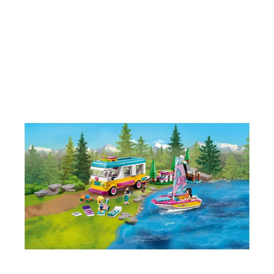 LEGO®  41681  Camper Van nel bosco con barca a vela 