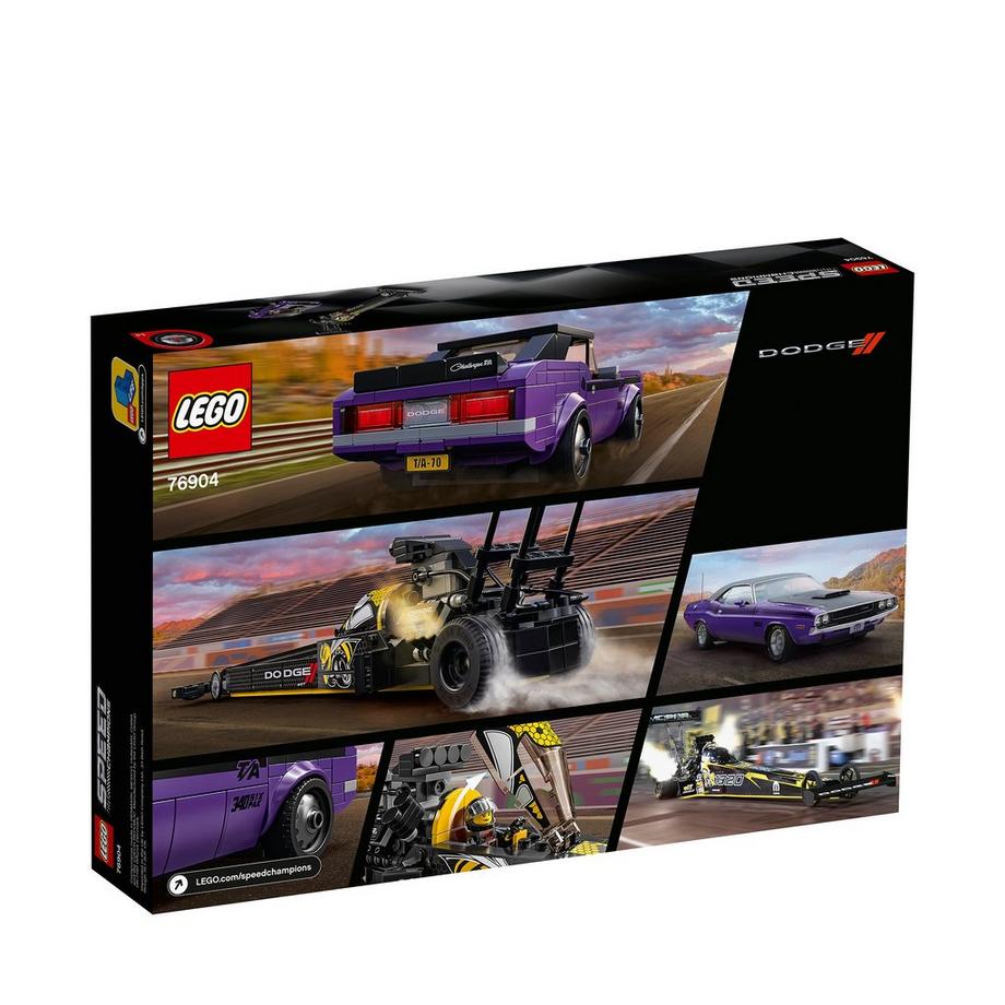 LEGO®  76904 Mopar Dodge SRT Top Fuel Dragster e 1970 Dodge Challenger 
