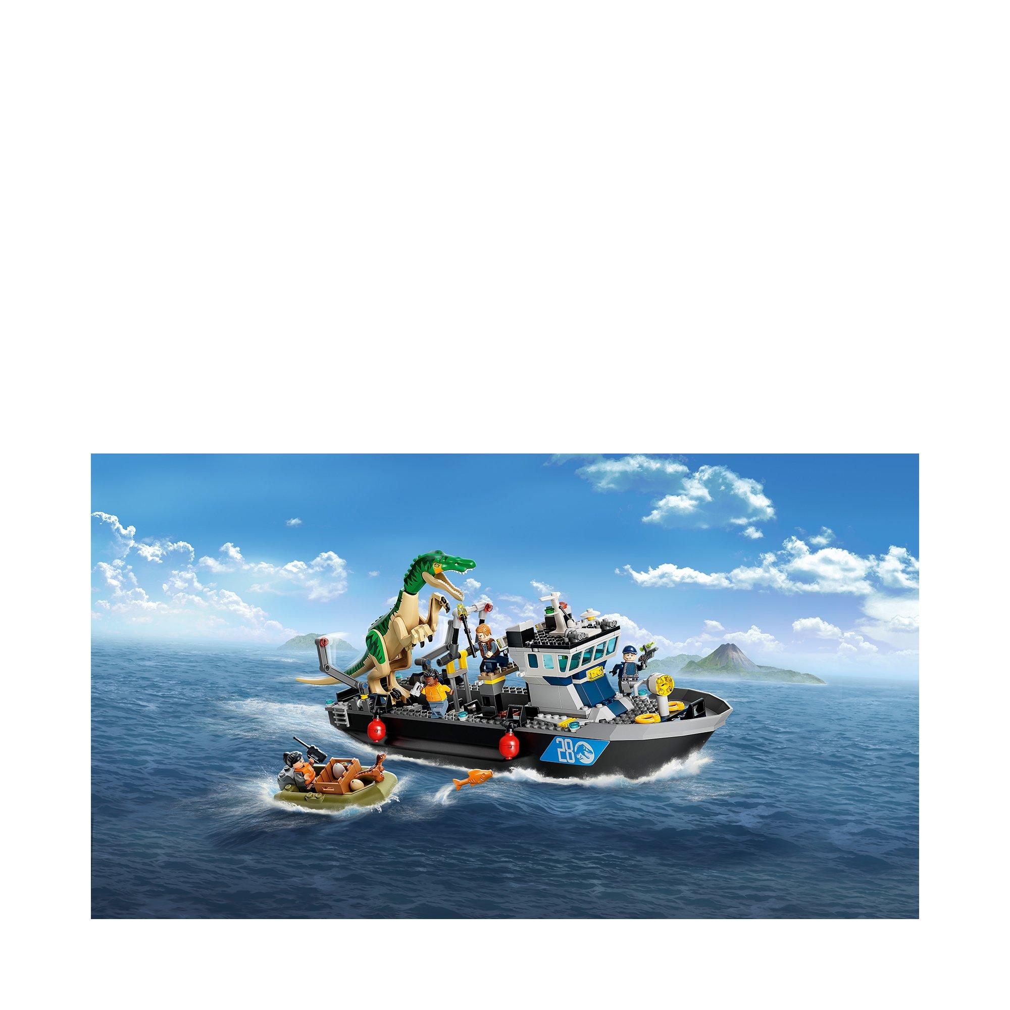 LEGO®  76942 Fuga sulla barca del dinosauro Baryonyx 