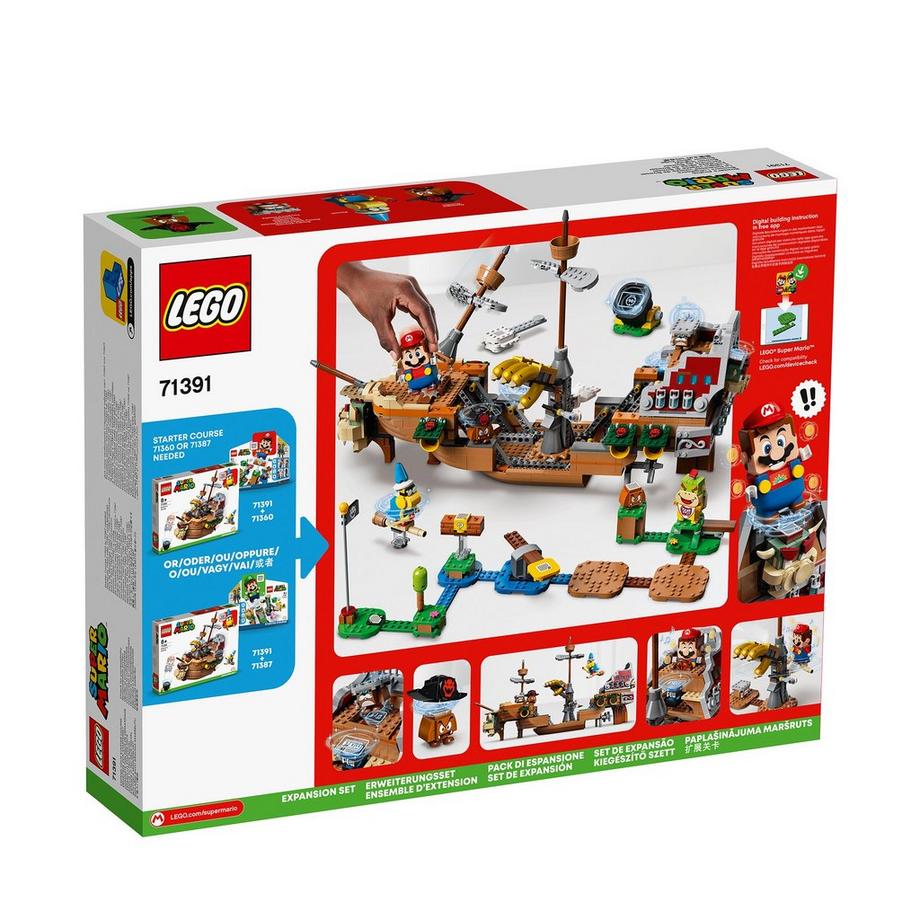 LEGO®  71391 Ensemble d'extension La forteresse volante de Bowser 