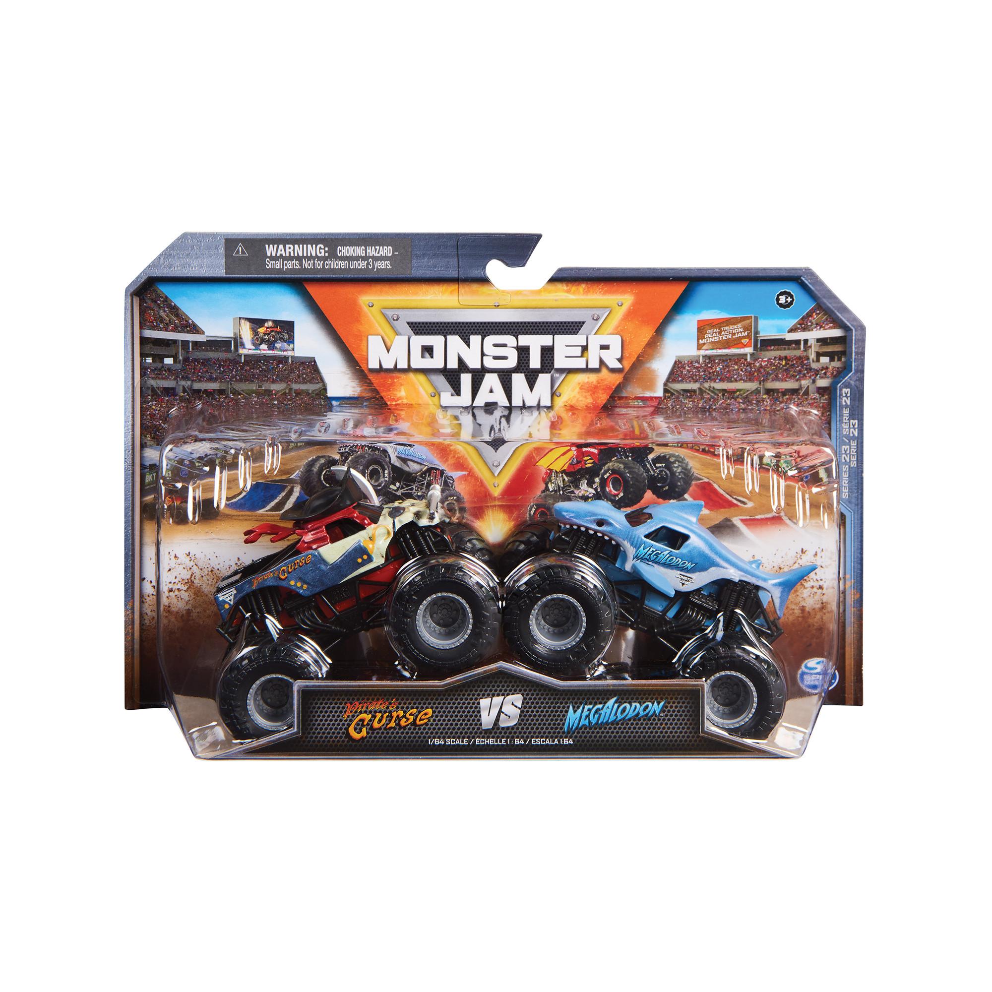 Monster Jam  Original Monster Jam 2 Pack Monster Trucks 1:64, assortiment aléatoire 