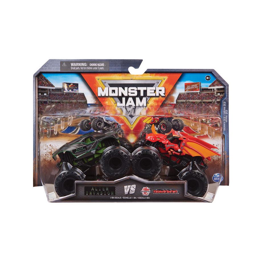 Monster Jam  Original Monster Jam 2 Pack Monster Trucks 1:64, Zufallsauswahl 