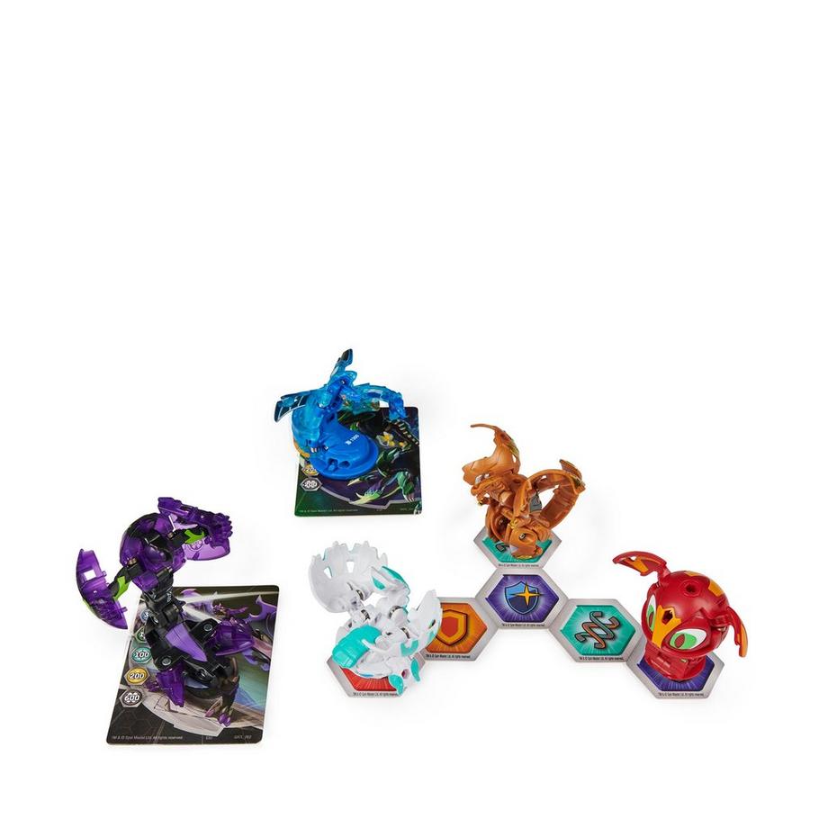 Bakugan  Geogan Rising Geogan Brawler Paquet de 5, assortiment aléatoire 