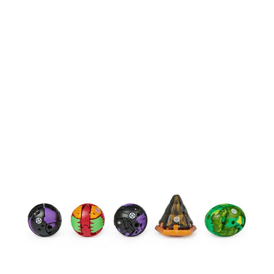 Bakugan  Geogan Rising Geogan Brawler Paquet de 5, assortiment aléatoire 