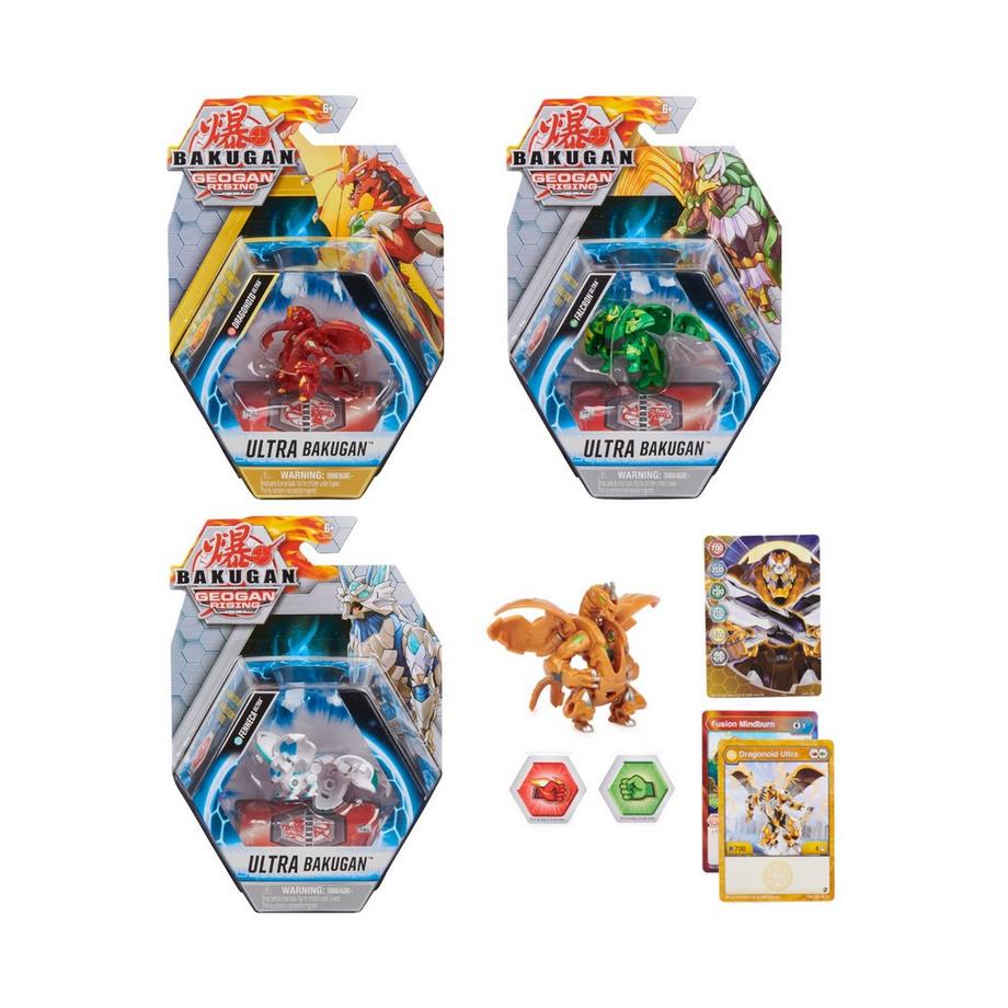 Bakugan  Ultra, Dragonoid, Figurine Geogan Rising Articulée, assortiment aléatoire 