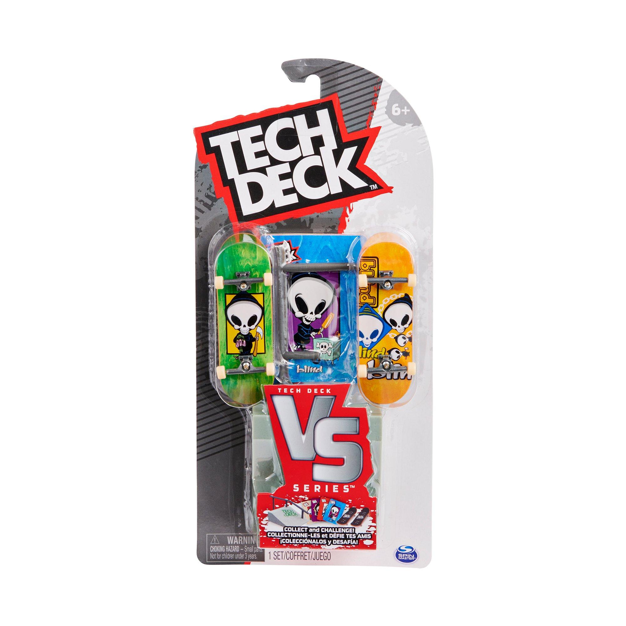 Image of TECH DECK Fingerboard 2er-Set Mit Hindernis, Trickkarten Und Zubehör, Zufallsauswahl