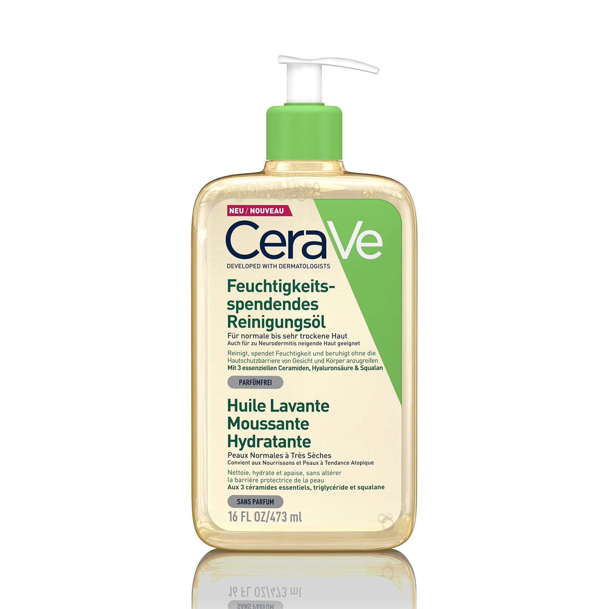 Image of CeraVe Feuchtigkeitsspendendes Schäumendes Reinigungsöl Für Normale Bis Fettige Haut - 437 ml