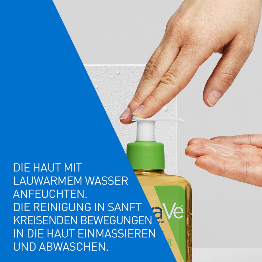 CeraVe Feuchtigkeitsspendendes schäumendes Reinigungsöl Olio detergente schiumogeno idratante 